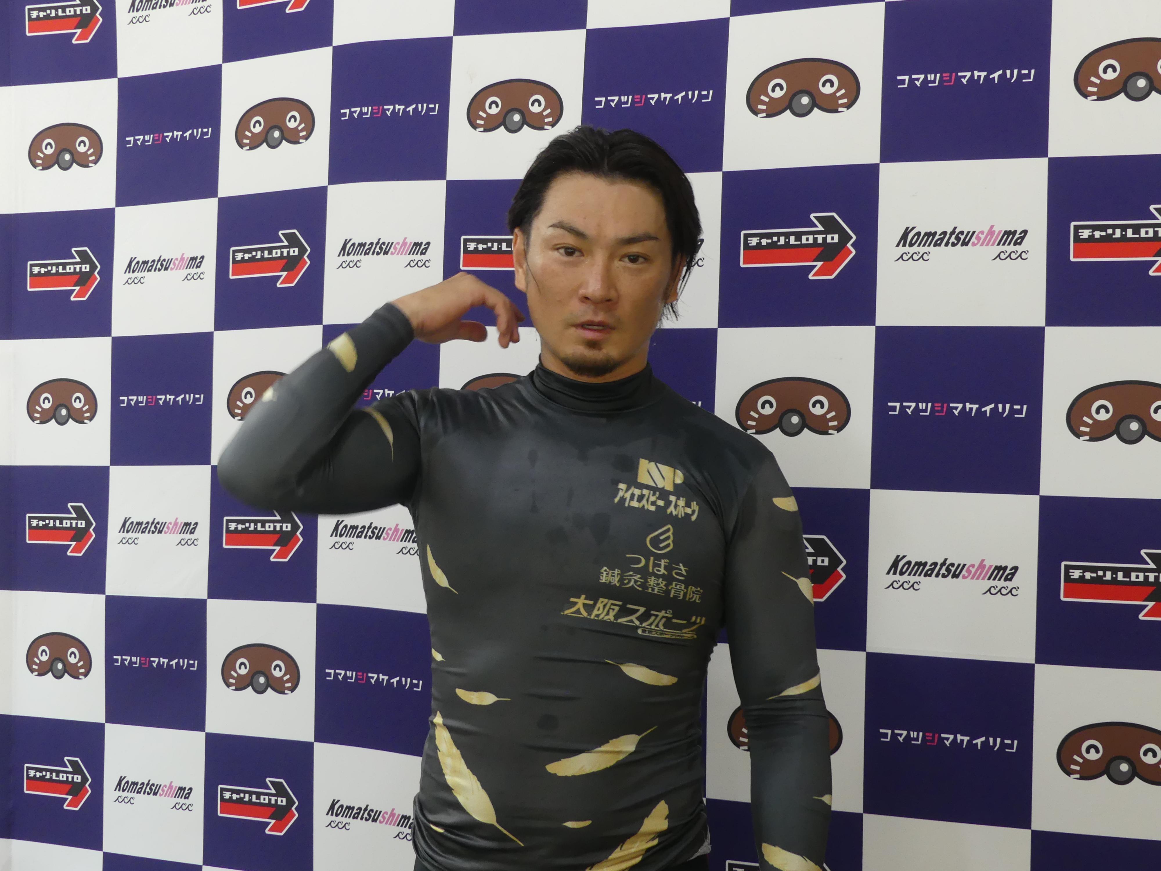 戦い終わって写真